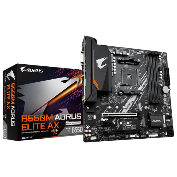 לוח אם - Gigabyte B550M Aorus Elite AX Micro-ATX AM4 DDR4