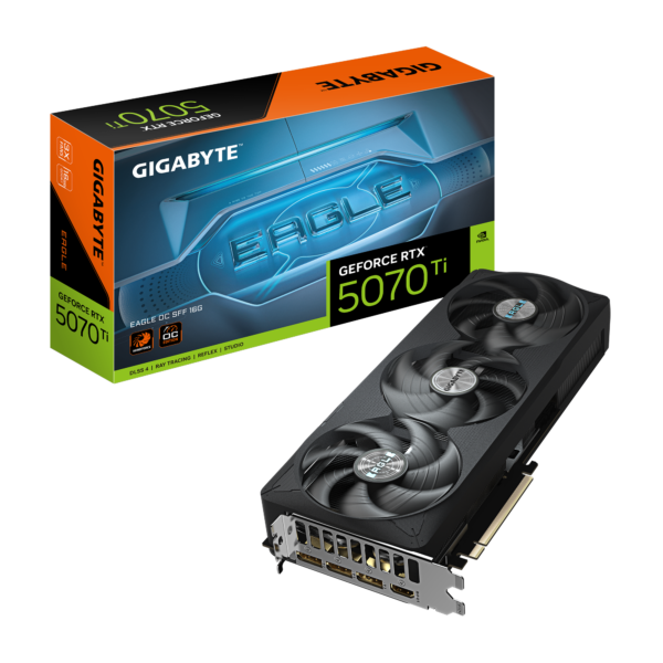 כרטיס מסך – Gigabyte GeForce RTX 5070 Ti Eagle OC SFF 16GB – צבע שחור