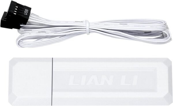 ⁦3 מאווררים למארז – Lian-Li TL120 UNI Wireless LED 120mm 3xFans – צבע לבן⁩ – תמונה ⁦7⁩