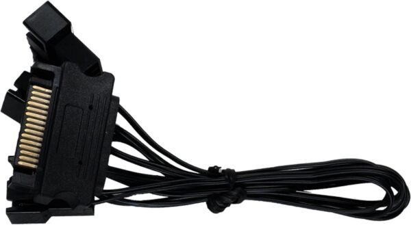 ⁦3 מאווררים למארז – Lian-Li TL120 UNI Wireless LED 120mm 3xFans – צבע לבן⁩ – תמונה ⁦6⁩