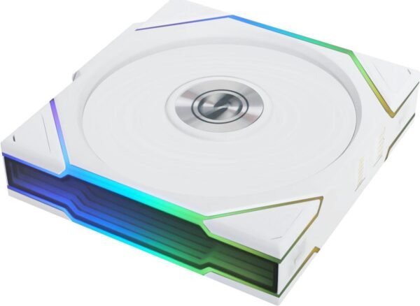 ⁦מאוורר למארז – Lian-Li TL120 UNI Wireless LED 120mm Reverse – צבע לבן⁩ – תמונה ⁦4⁩