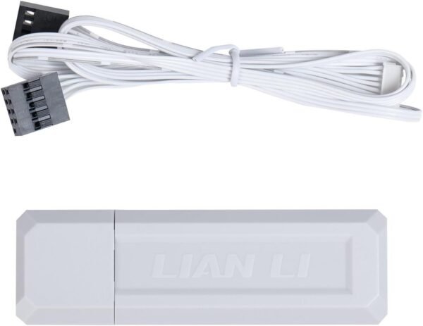 ⁦3 מאווררים למארז – Lian-Li UNI SL Wireless 120mm 3xFans – צבע לבן⁩ – תמונה ⁦7⁩