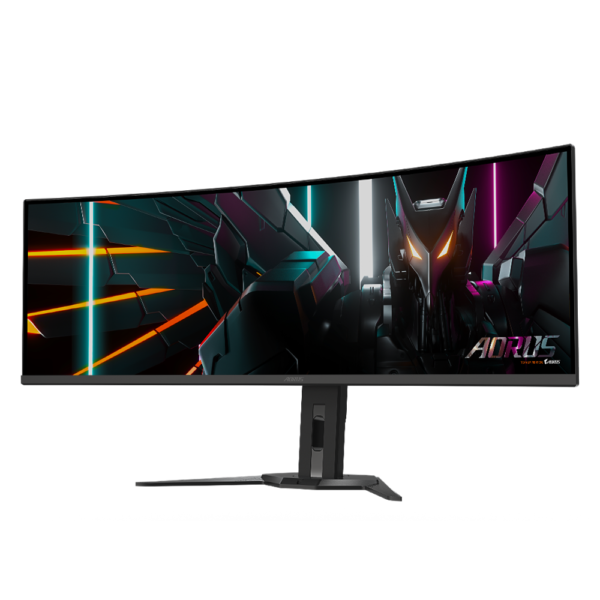 ⁦מסך גיימינג קעור - Gigabyte 49" Aorus OLED DQHD 144Hz 0.03ms⁩ – תמונה ⁦3⁩