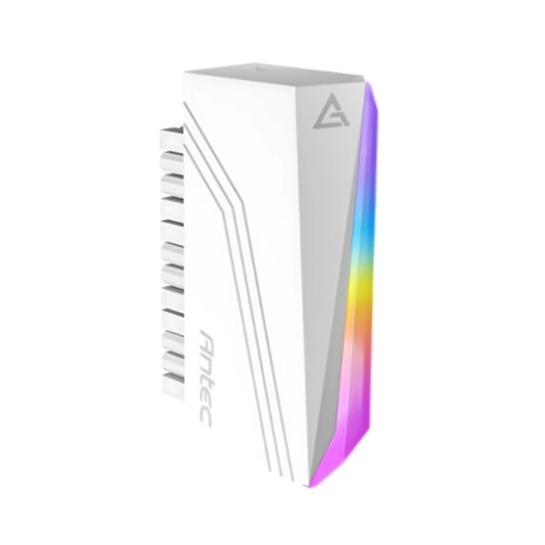 ⁦מתאם 90 מעלות לAntec ARGB White Adapter 24pin - צבע לבן⁩ – תמונה ⁦2⁩