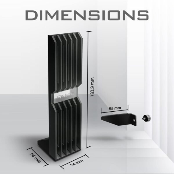 ⁦תומך לכרטיסי מסך – Antec GPU Holder ARGB Black – צבע שחור⁩ – תמונה ⁦2⁩