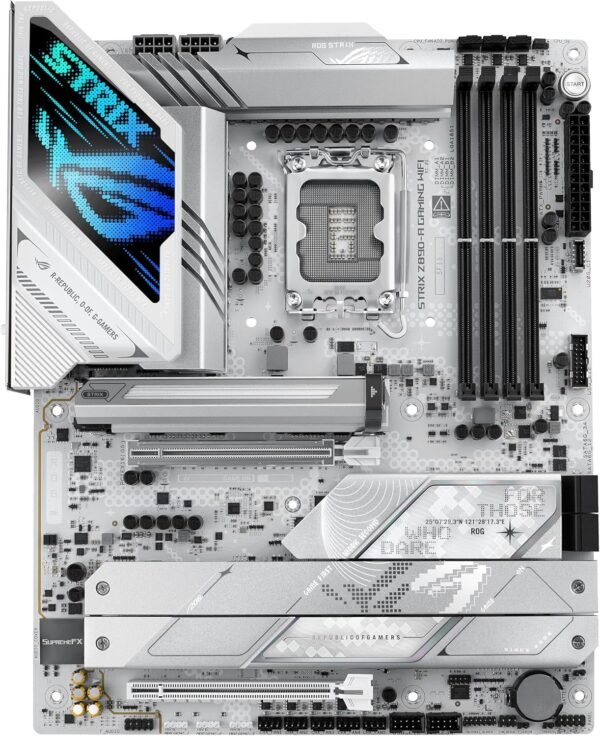 ⁦לוח אם – Asus ROG STRIX Z890-A Gaming WIFI ATX WiFi7 2.5GbE Lan LGA1851 DDR5⁩ – תמונה ⁦2⁩