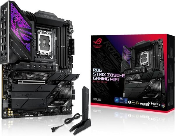 לוח אם – Asus ROG STRIX Z890-E Gaming WIFI ATX WiFi7 2.5GbE Lan LGA1851 DDR5