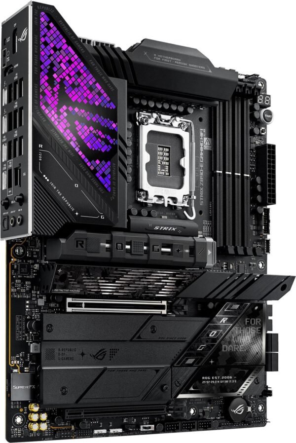 ⁦לוח אם – Asus ROG STRIX Z890-E Gaming WIFI ATX WiFi7 2.5GbE Lan LGA1851 DDR5⁩ – תמונה ⁦5⁩