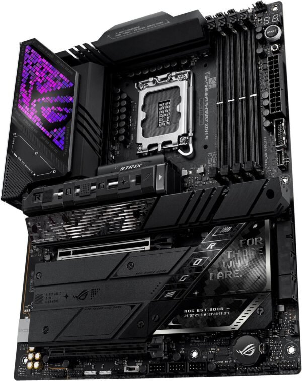 ⁦לוח אם – Asus ROG STRIX Z890-E Gaming WIFI ATX WiFi7 2.5GbE Lan LGA1851 DDR5⁩ – תמונה ⁦4⁩