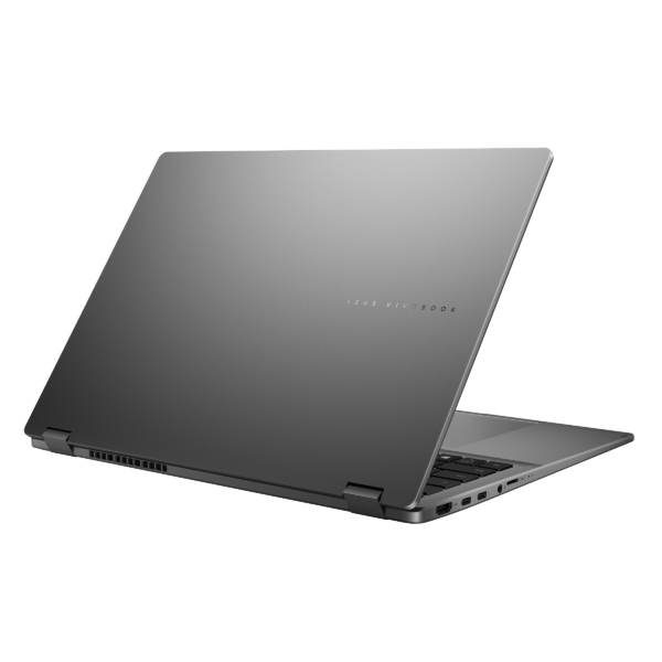 ⁦מחשב נייד - ללא מערכת הפעלה - Asus VivoBook 16 Flip Ultra5 226V 16GB 512NVME Oled Touch - צבע אפור כהה⁩ – תמונה ⁦8⁩