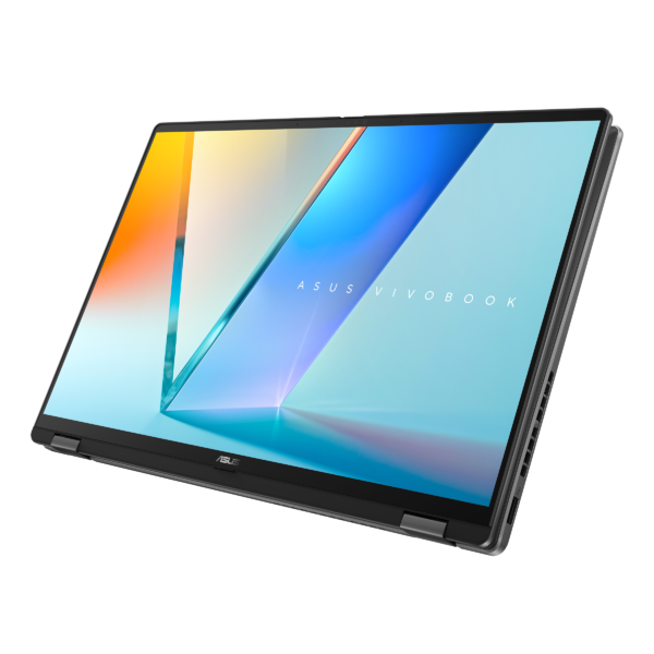 ⁦מחשב נייד - ללא מערכת הפעלה - Asus VivoBook 16 Flip Ultra5 226V 16GB 512NVME Oled Touch - צבע אפור כהה⁩ – תמונה ⁦7⁩