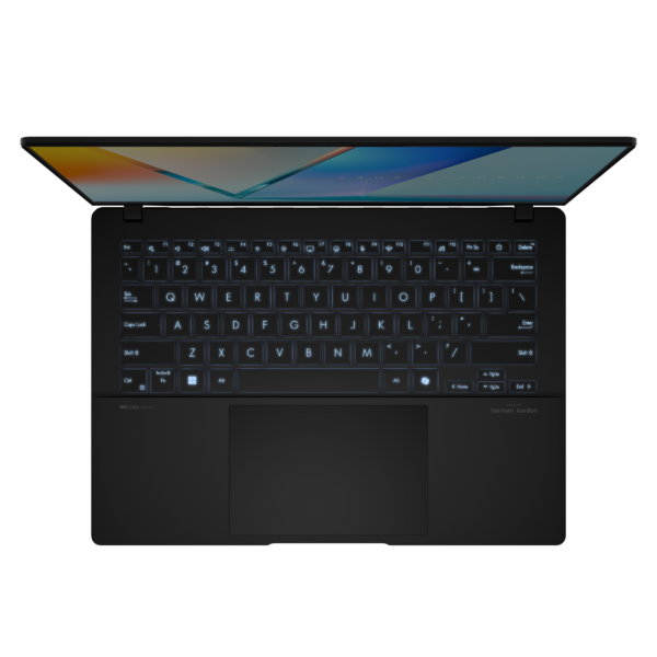 ⁦מחשב נייד - ללא מערכת הפעלה - Asus VivoBook S14 Ultra 7 258V 32GB 1TB NVME 3K OLED - צבע שחור⁩ – תמונה ⁦3⁩