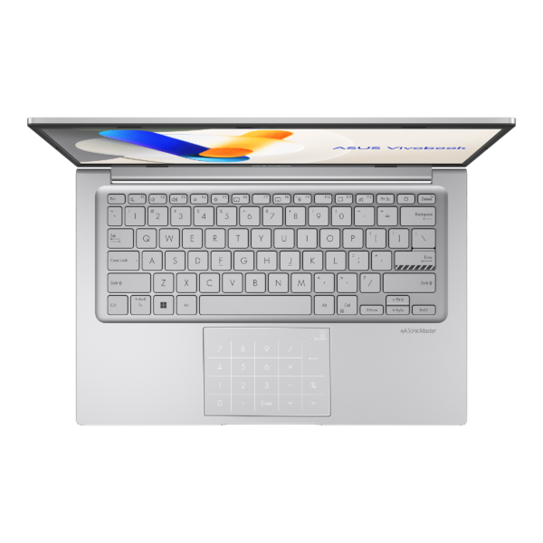 ⁦מחשב נייד - ללא מערכת הפעלה - Asus VivoBook 15 i5-1355U 8GB 512NVME 15.6 FHD - צבע כסוף⁩ – תמונה ⁦9⁩