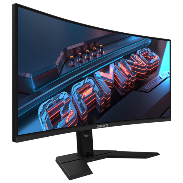 ⁦מסך גיימינג - Gigabyte GS34WQC 34" WQHD VA 135Hz 1ms Curved HDR⁩ – תמונה ⁦4⁩