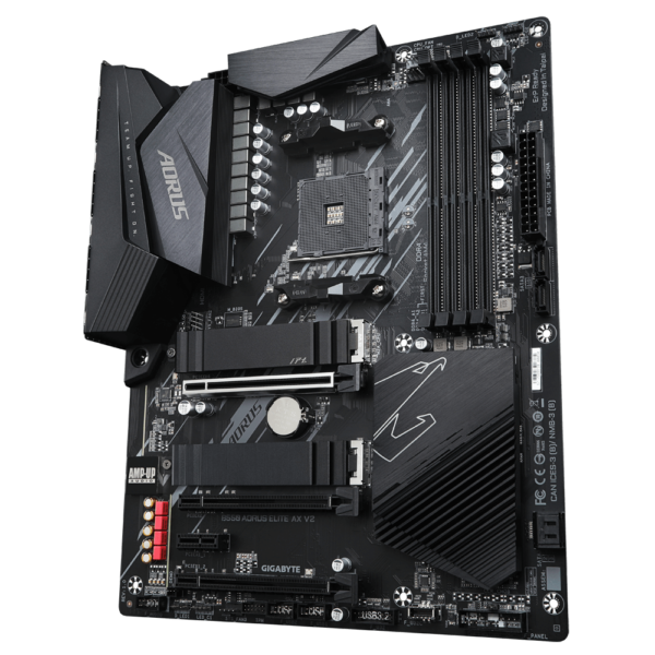 ⁦לוח אם – Gigabyte B550 Aorus Elite AX V2 ATX WIFI6 2.5GbE Lan AM4 DDR4⁩ – תמונה ⁦4⁩