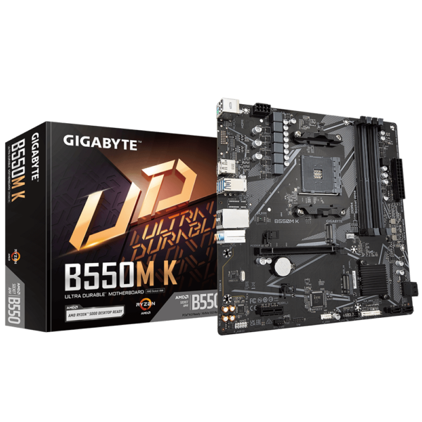 לוח אם – Gigabyte B550M K Micro-ATX AM4 DDR4