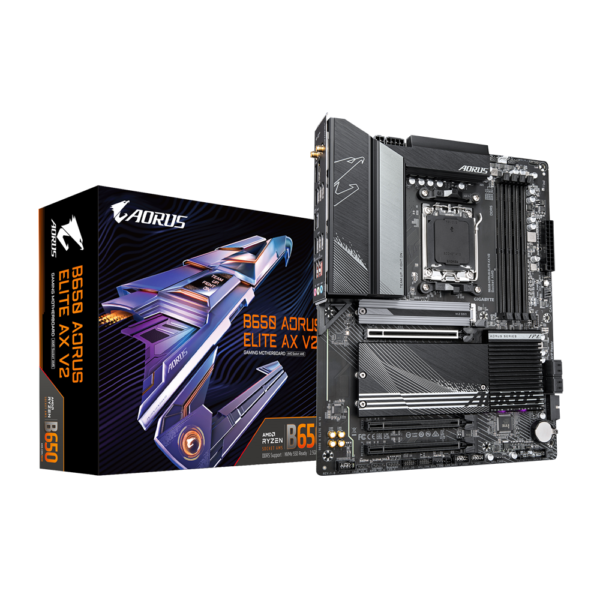 לוח אם – Gigabyte B650 Aorus Elite AX V2 ATX WIFI6E AM5 DDR5