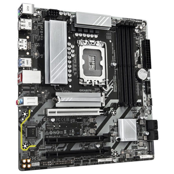 ⁦לוח אם – Gigabyte B860M DS3H Micro-ATX 2.5GbE Lan LGA1851 DDR5⁩ – תמונה ⁦3⁩
