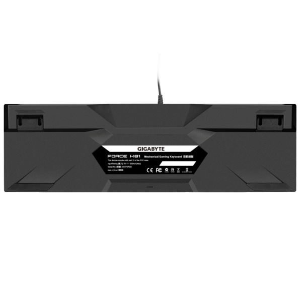 ⁦מקלדת גיימינג – Gigabyte Force K81 – צבע שחור⁩ – תמונה ⁦4⁩