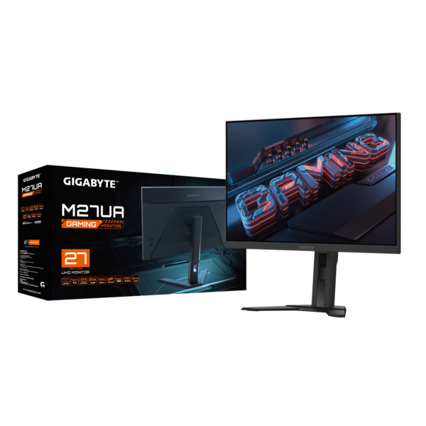⁦מסך גיימינג – Gigabyte M27UA 27" UHD 4K IPS 1ms 160Hz⁩ – תמונה ⁦8⁩