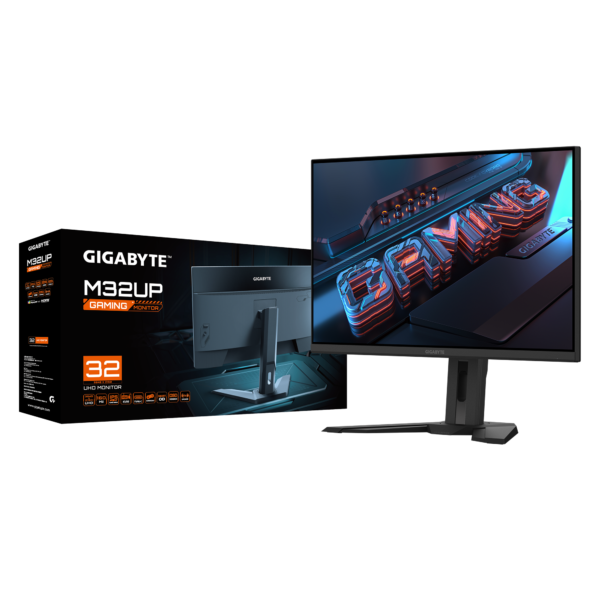 ⁦מסך גיימינג - Gigabyte M32UP 31.5" SS IPS 1ms 4K UHD 160Hz⁩ – תמונה ⁦2⁩