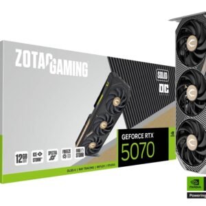 כרטיס מסך – Zotac Gaming GeForce RTX 5070 SOLID OC 12GB – צבע שחור