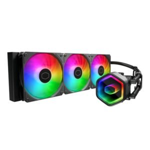 קירור נוזלי למעבד – CoolerMaster 360 Core II ARGB 360mm – צבע שחור