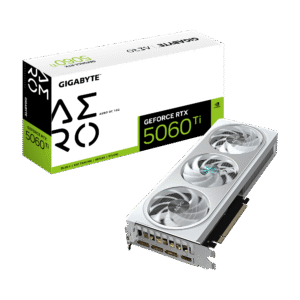 כרטיס מסך – Gigabyte GeForce RTX 5060 Ti Aero OC 16GB – צבע לבן