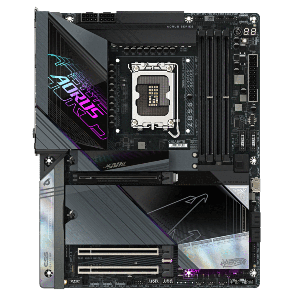 ⁦לוח אם – Gigabyte Z890 Aorus Master ATX WIFI7 10GbE Lan LGA1851 DDR5⁩ – תמונה ⁦2⁩