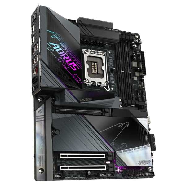 ⁦לוח אם – Gigabyte Z890 Aorus Master ATX WIFI7 10GbE Lan LGA1851 DDR5⁩ – תמונה ⁦3⁩