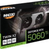 ⁦כרטיס מסך – Inno3D RTX 5060 Ti Twin X2 16GB – צבע שחור⁩ – תמונה ⁦3⁩