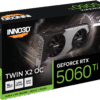⁦כרטיס מסך – Inno3D RTX 5060 Ti Twin X2 OC 16GB – צבע שחור⁩ – תמונה ⁦3⁩