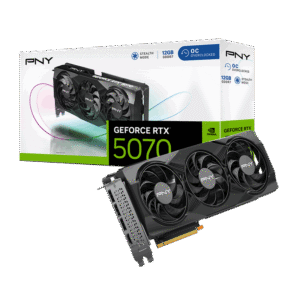 כרטיס מסך – PNY GeForce RTX 5070 12GB – צבע שחור