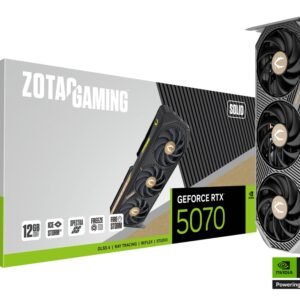 כרטיס מסך – Zotac Gaming GeForce RTX 5070 SOLID 12GB – צבע שחור