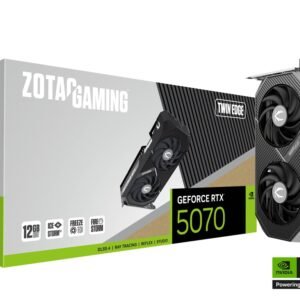 כרטיס מסך – Zotac Gaming GeForce RTX 5070 Twin Edge 12GB – צבע שחור