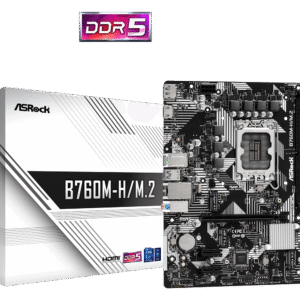 ASRock B760M-HM.2 Micro-ATX LGA1700 DDR5