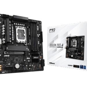 ASRock B860M Pro-A Micro-ATX 2.5GbE Lan LGA1851 DDR5