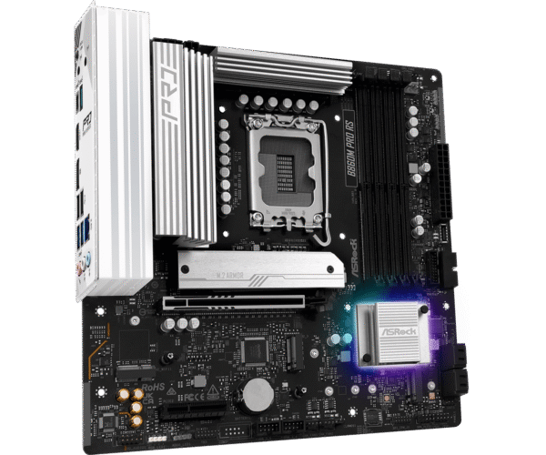 ASRock B860M Pro RS Micro-ATX 2.5GbE Lan LGA1851 DDR5