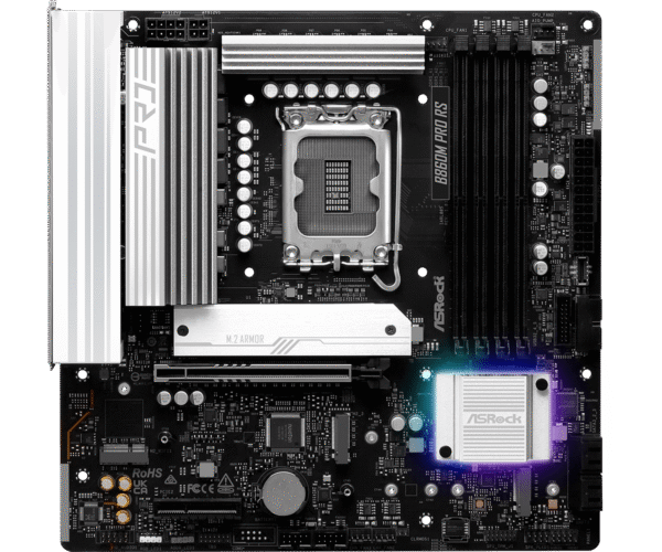 ASRock B860M Pro RS Micro-ATX 2.5GbE Lan LGA1851 DDR5