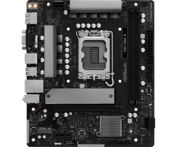 ASRock H810M-X Micro-ATX 2.5GbE Lan LGA1851 DDR5
