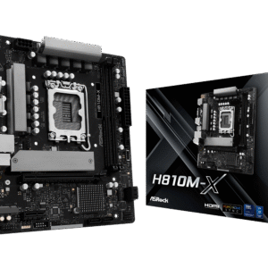 ASRock H810M-X Micro-ATX 2.5GbE Lan LGA1851 DDR5