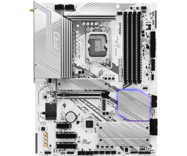 ASRock Z890 Pro RS WiFi White ATX LGA1851 DDR5