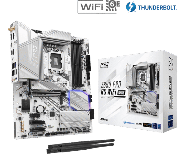 ASRock Z890 Pro RS WiFi White ATX LGA1851 DDR5