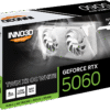 ⁦כרטיס מסך – Inno3D GeForce RTX 5060 TWIN X2 OC 8GB – צבע לבן⁩ – תמונה ⁦3⁩