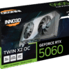 ⁦כרטיס מסך – Inno3D GeForce RTX 5060 TWIN X2 OC 8GB – צבע שחור⁩ – תמונה ⁦3⁩