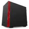 מארז - NZXT H210 Matte Black/Red - צבע שחור אדום