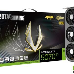 כרטיס מסך – Zotac Gaming GeForce RTX 5070 Ti AMP Extreme INFINITY ULTRA 16GB – צבע שחור