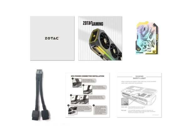 ⁦כרטיס מסך – Zotac Gaming GeForce RTX 5070 Twin Edge OC 12GB – צבע שחור⁩ – תמונה ⁦7⁩