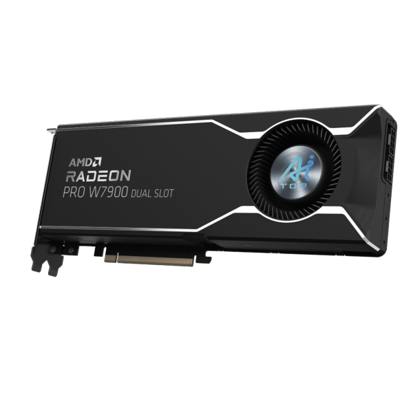 ⁦כרטיס מסך – Gigabyte Radeon Pro W7900 Dual Slot AI TOP 48GB – צבע שחור⁩ – תמונה ⁦4⁩