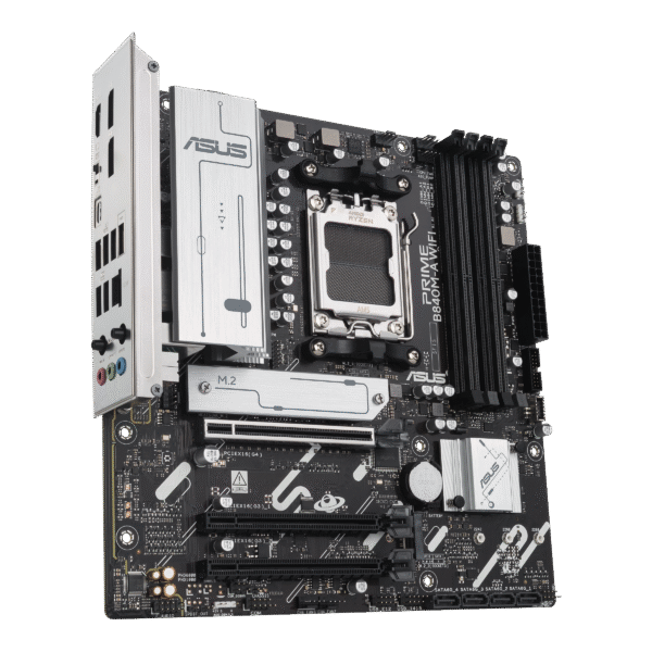 ⁦לוח אם – ASUS PRIME B840M-A WIFI Micro-ATX AM5 DDR5⁩ – תמונה ⁦4⁩